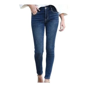 CURRENT ELLIOTT The Rolled Skinny‎ Jeans Denim Rambler 23/0
